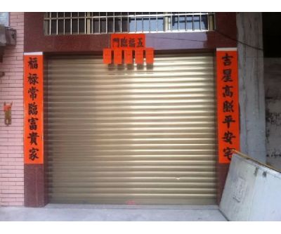 電泳香檳色車庫門